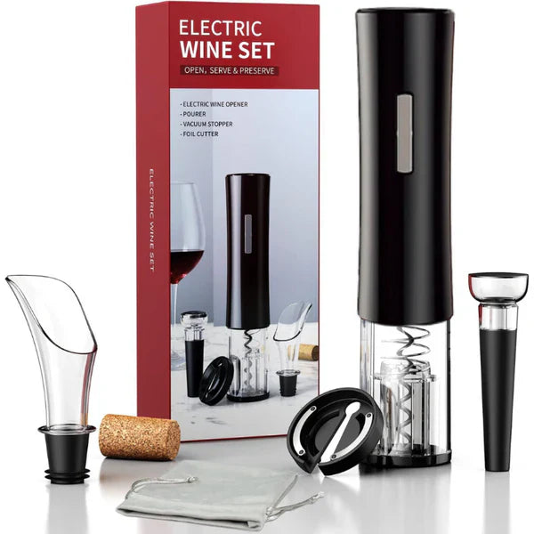 Električni set za vino 4u1